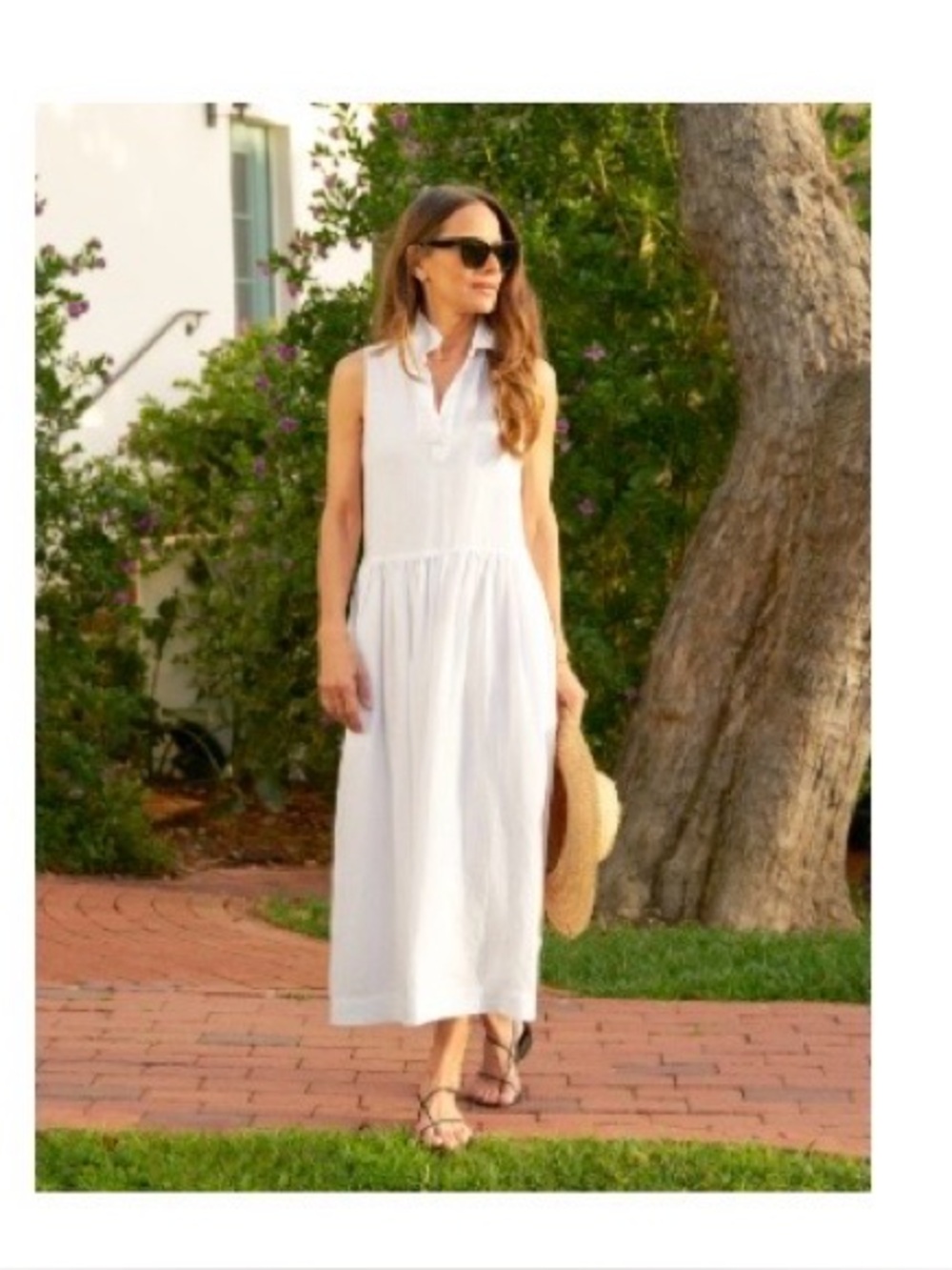 Frank & Eileen Daphne Washed Linen Dress-Large